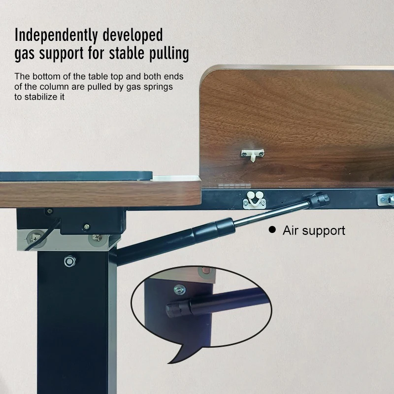 Регулируемый надкровать из массива дерева складной стол для ноутбука с колесами