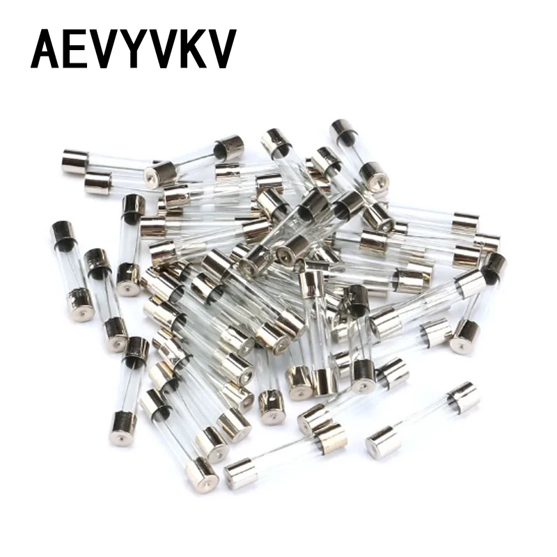 Стеклянный плавкий предохранитель 6X30 100 шт. 250 в а 1 А 2 3 5 6 7 10 15 20 25 30 Х0 стеклянный