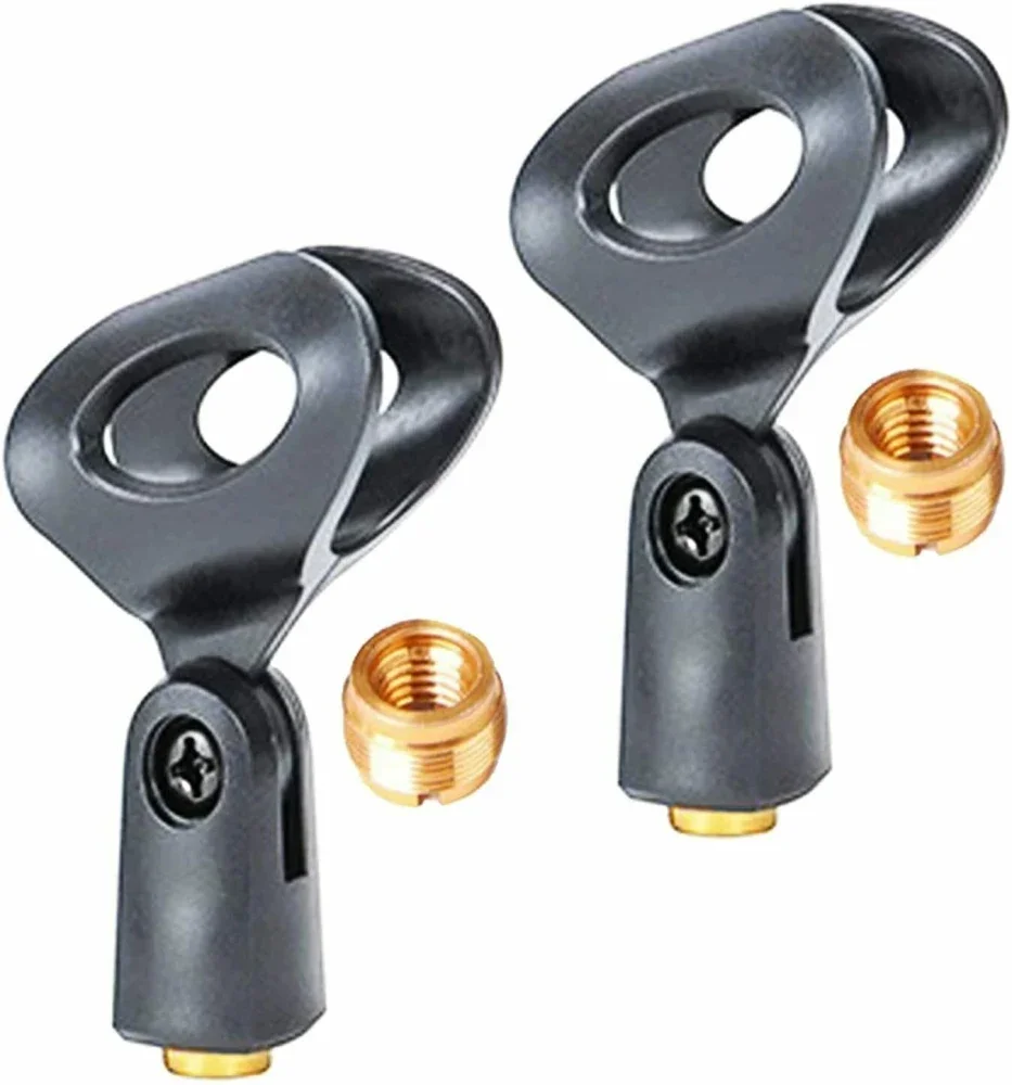 

2-Pack Large Microphone Clips for all Handheld 5 Core MC 03 2PCS…