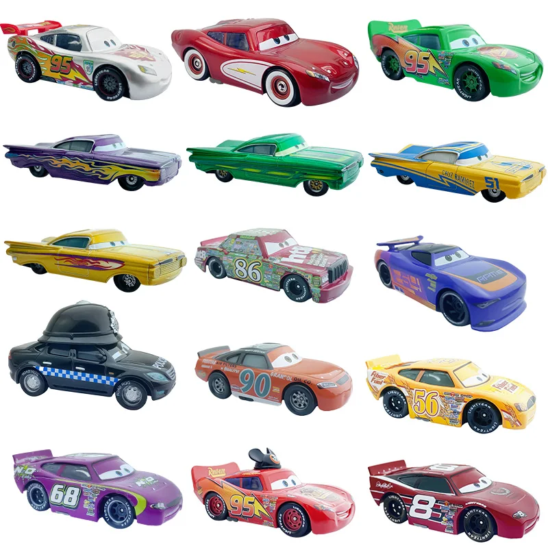 

Disney Pixar Cars Metal Car mini Model Mouse Lightning McQueen Curz Ramirez Ramone Dinoco Diecast sports racing Toys Kids Gift