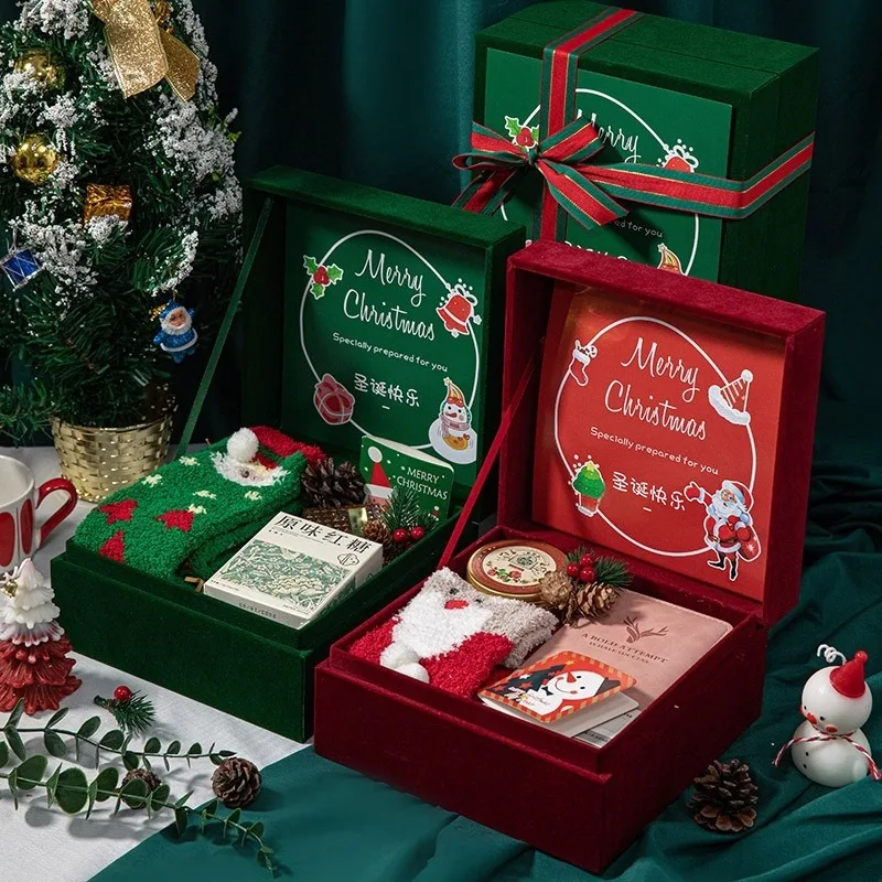 Рождественский подарочный набор с высококачественной креативной бархатной