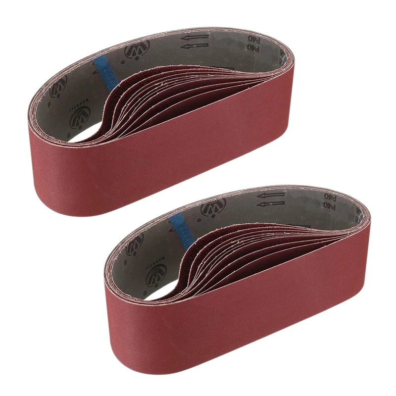 20 Pcs 4 X 36 Inch Aluminum Oxide Sanding Belts Heavy Duty Sanding Belts Multipurpose Abrasive Belts For Belt Sander