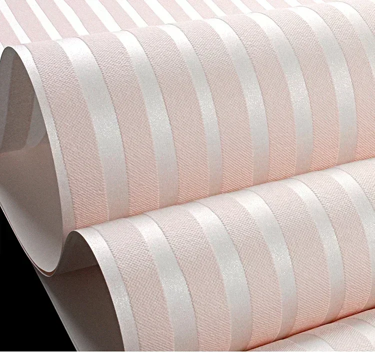 

Современные обои в вертикальную полоску, розовые, синие полосатые обои для декора гостиной, ТВ-обои, 3d элегантные обои для украшения дома