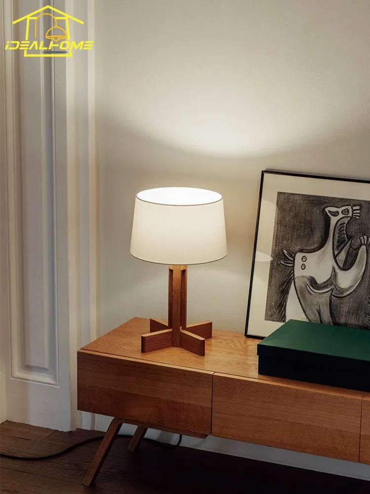 Японский дизайнерский напольный светильник Wabi-sabi из цельной древесины искусство