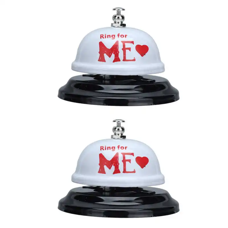 

Service Bell White Stainless Steel Meal Bell for Restaurant