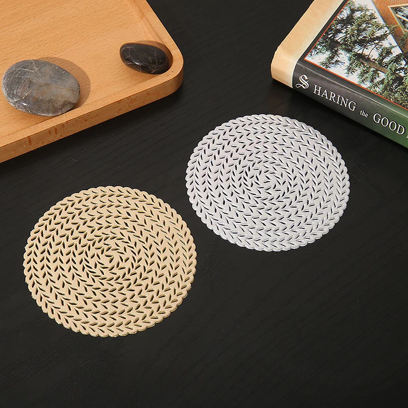 

1/2/4pcs Table Placemats For Dining Table Mat Placemat Table Heat Insulation Drink Cup Coasters Kitchen Mat Hot Pad Non-Slip