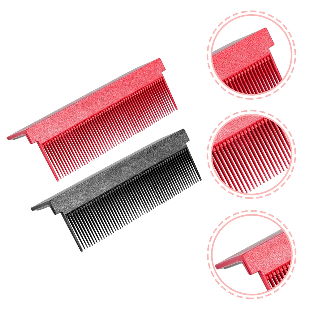 

2 Pcs Electric Comb Splint Straightening Hairstyling Straightener Beard Brush Replacement Professional Tool Miss