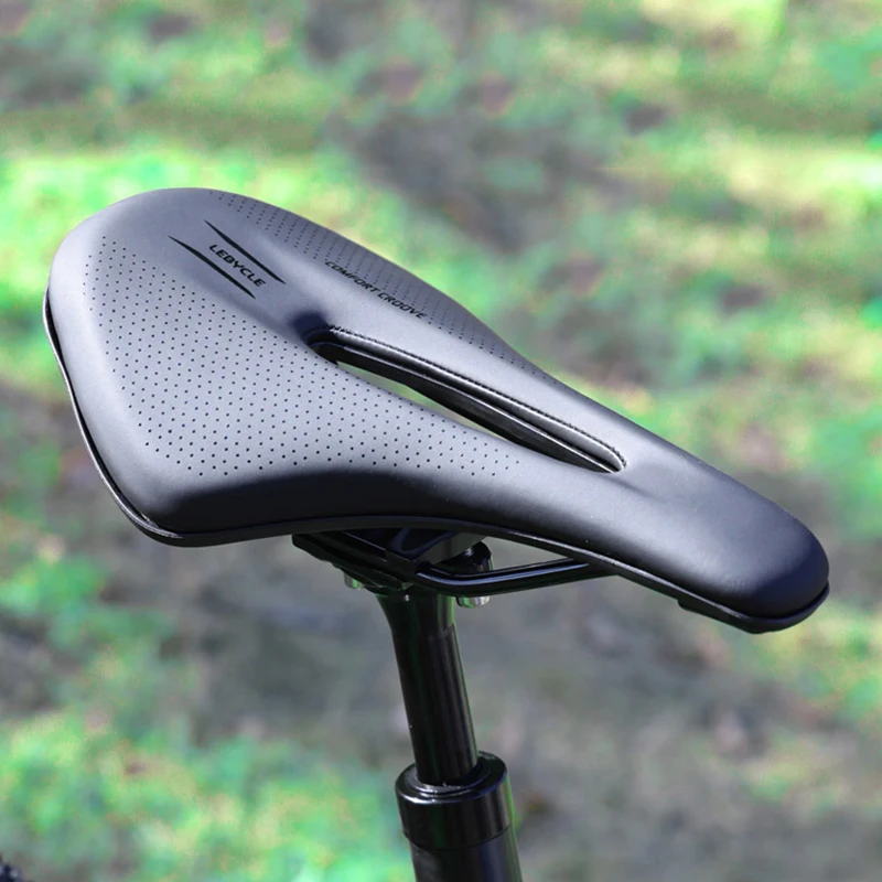 Седло Велосипедное ажурное дышащее мягкая подкладка для шоссейного велосипеда