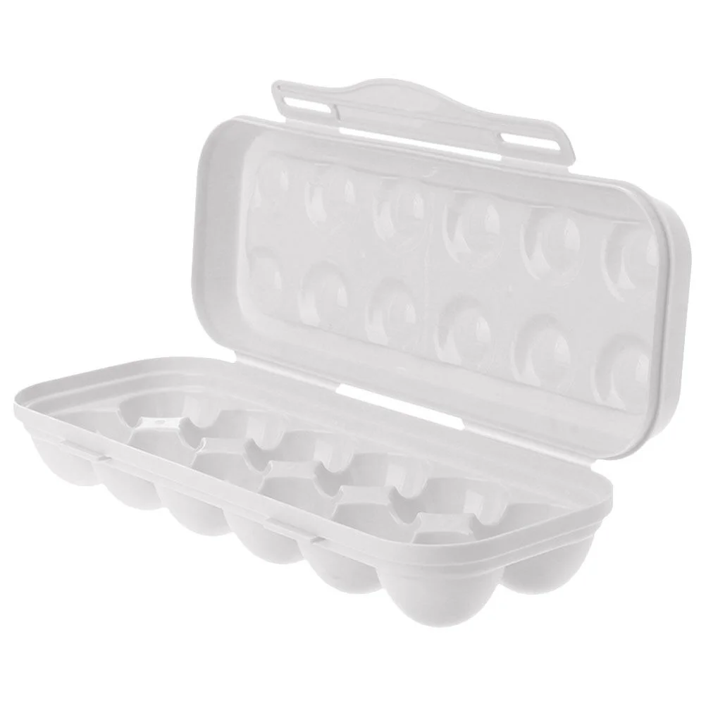 

Egg Carton Container Refrigerator Organizer Holder Plastic Containers Storage Box