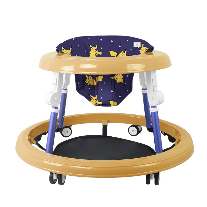 

Baby walkers 6-18 months old, girls and boys' multifunctional children's trolley, foldable, anti o leg rollover