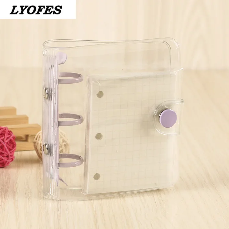 Милый мини-карман с 3 кольцами блокнот листочками для дневника журнал ежедневник