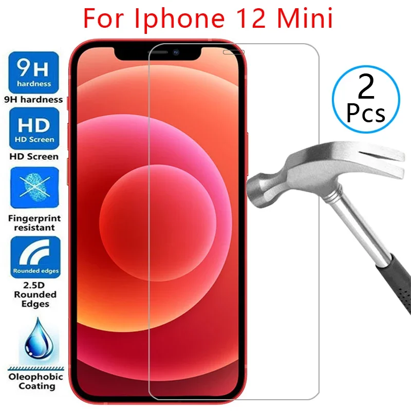 Защитный экран из закаленного стекла для iphone 12 mini чехол i phone iphone12mini min mi ni 5 4
