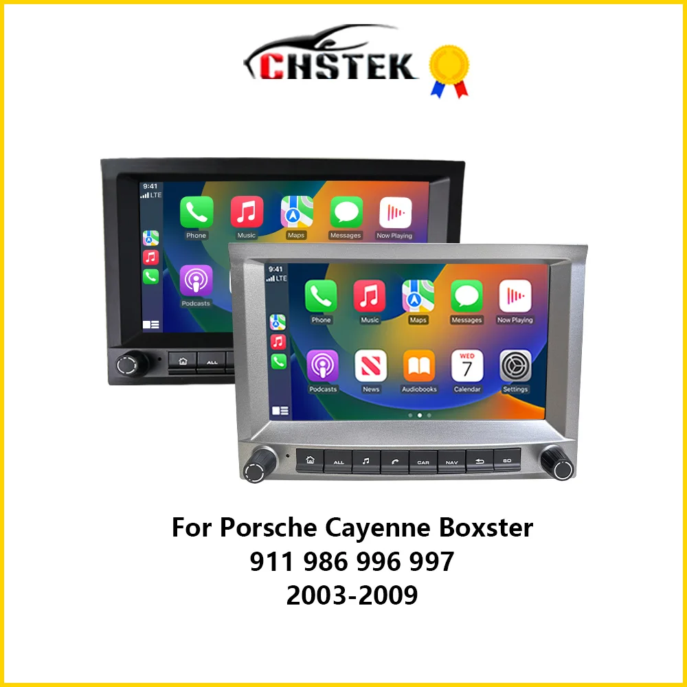 Автомобильный радиоприемник CHSTEK Android 13 Carplay для Porsche Cayenne Cayman Boxster 911 996 997 MK2 2003-2009 GPS