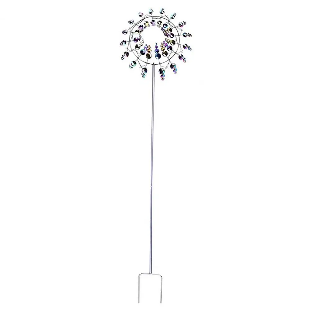 

Practical Outdoor Metal Yard Wind Spinner Pinwheel Creative Handmade