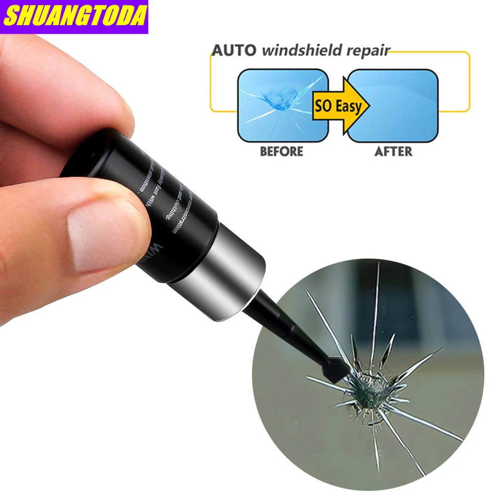 

New Hot Windshield Repair Resin Kits Car Window Repair Tool Glass Scratch Crack Restore Repair Kit Wholesale Quick delivery CSV