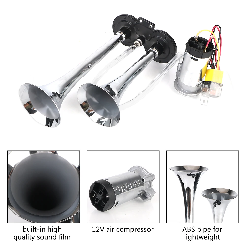 Электрический Гудок с воздушным компрессором 150 дБ 12 В 80 А