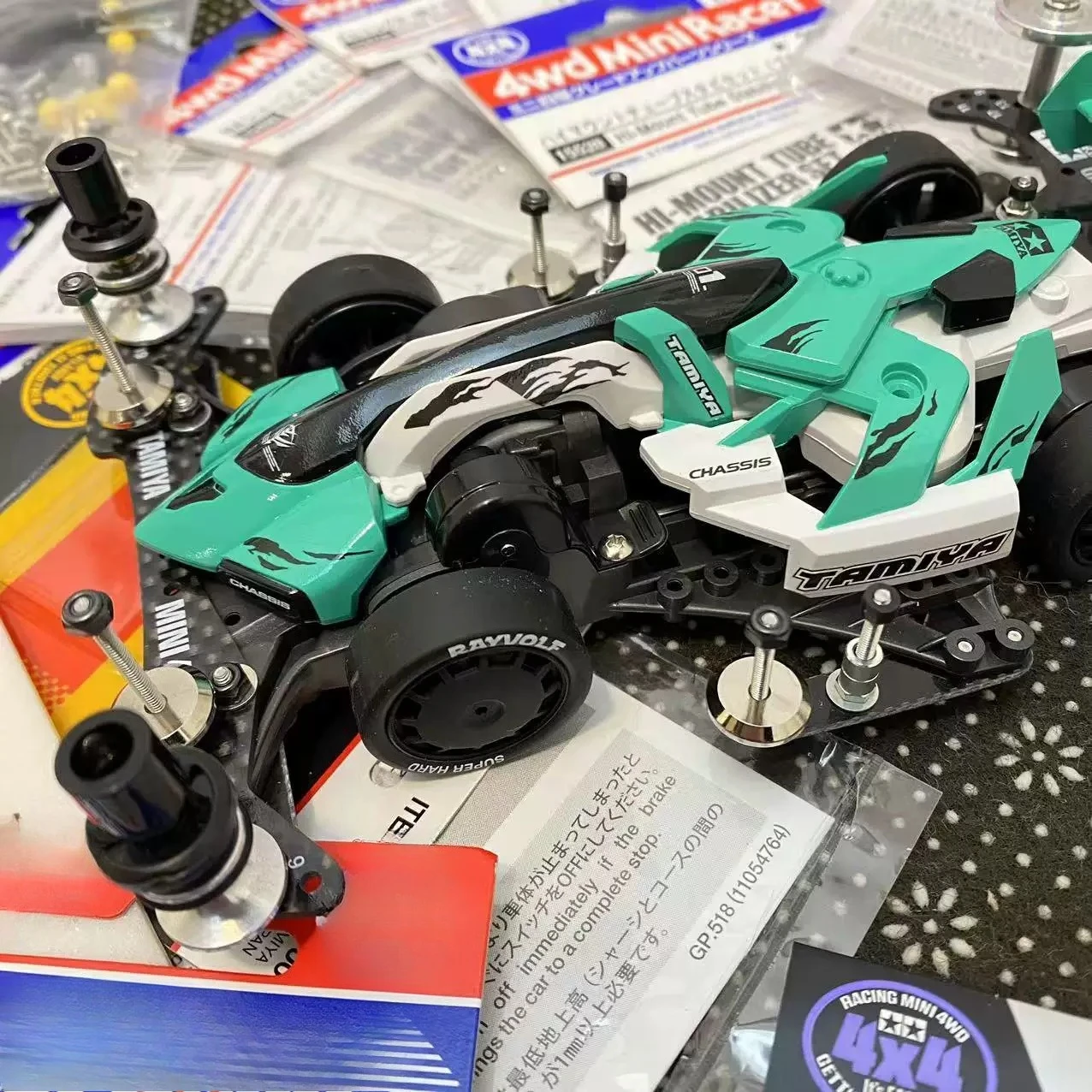 Фото Гоночный автомобиль B-MAX FMA Chassis Mini 4WD для соревнований Ultimate Battle, полностью собранный, турнирный. №2