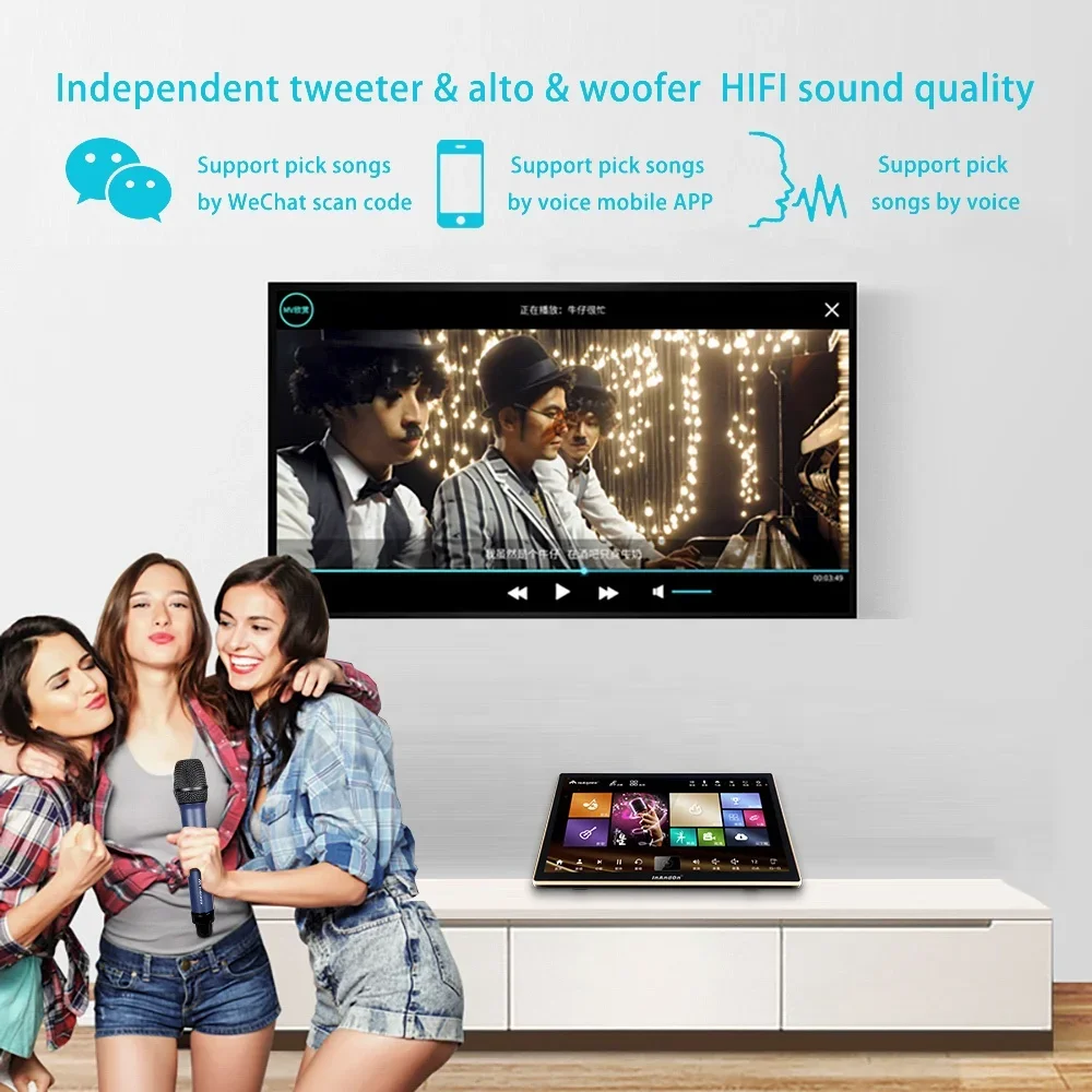 2 ТБ wifi 18 5 ''сенсорный экран караоке плеер KTV Home VOD система