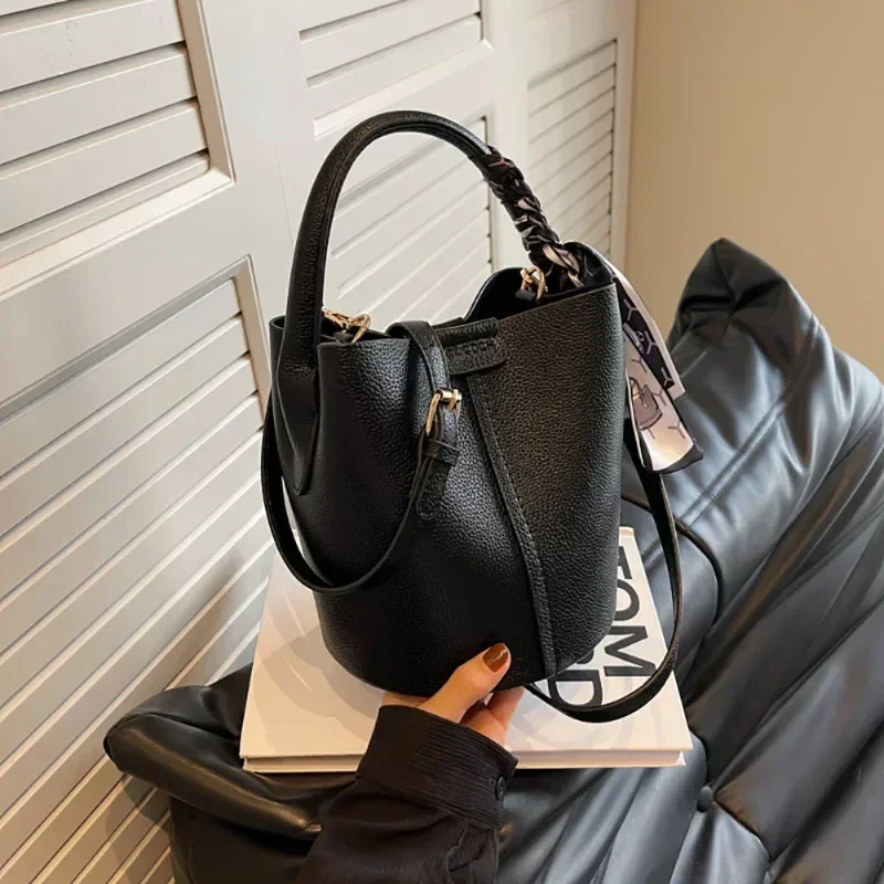 Высококачественная новогодняя красная сумка-мешок большой емкости 2023 женская