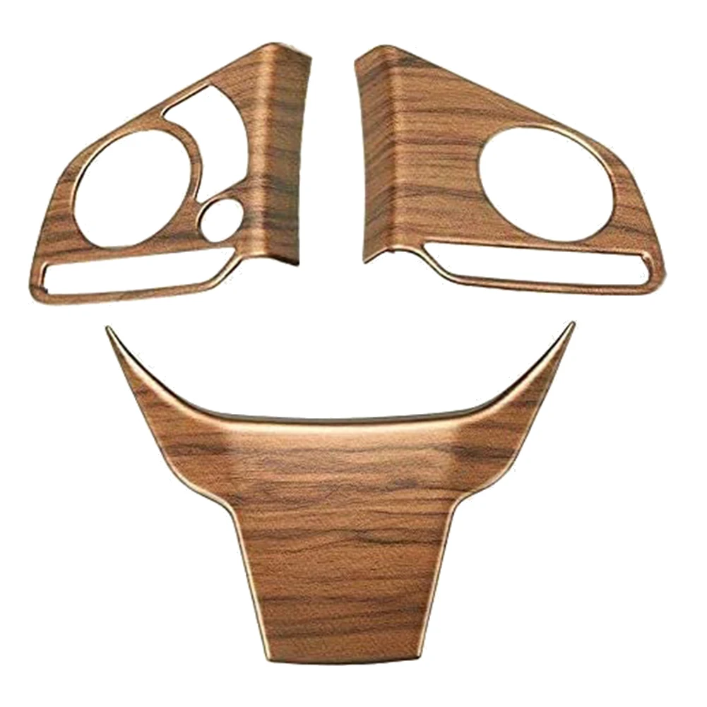 

Автомобильная отделка для кнопки рулевого колеса под дерево для Honda CR-V CRV 2017 2018 2019 2020 2021