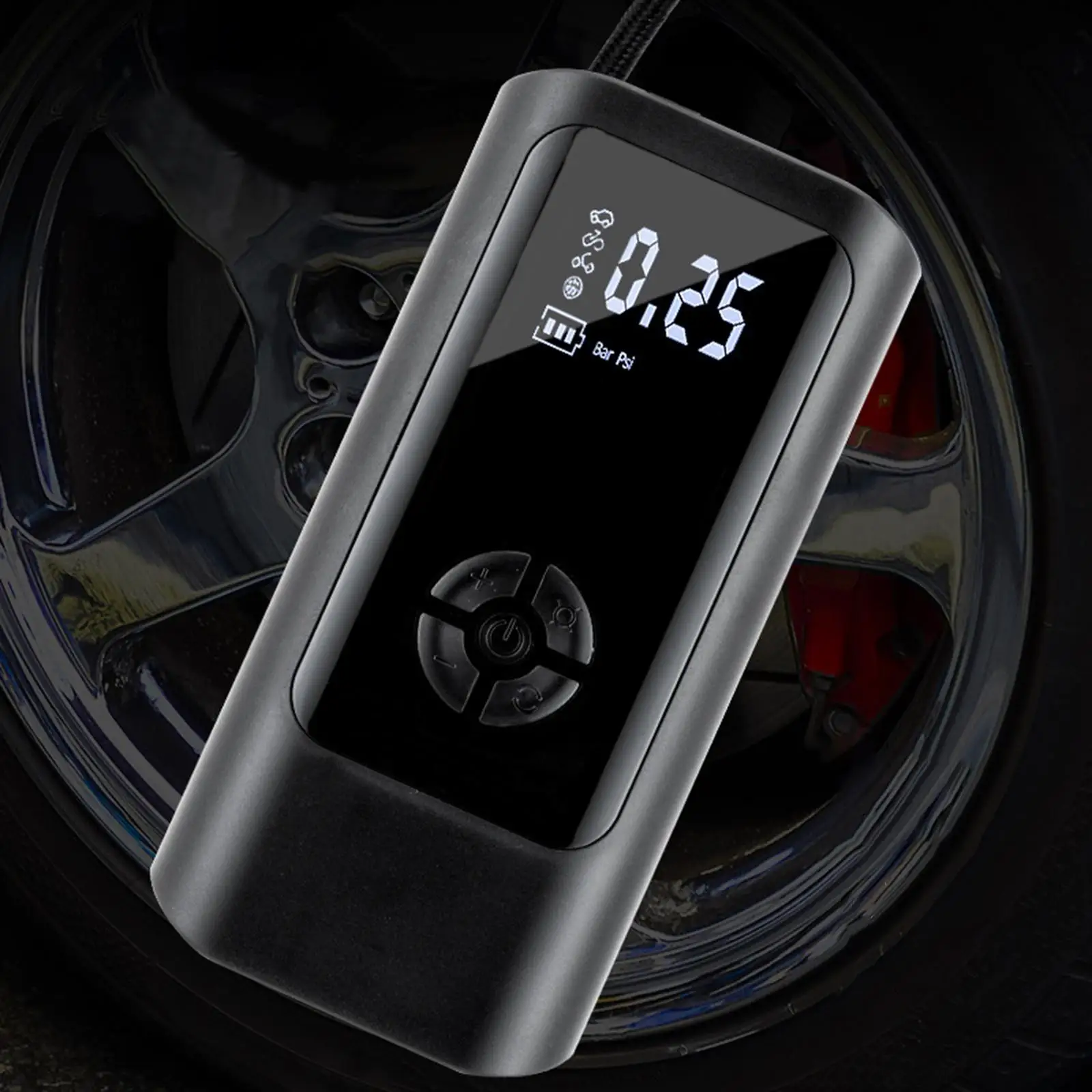 

Electric Tire Inflator Cordless Automatic Pressure Gauge for Basketball