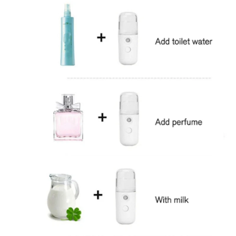 Увлажняющий инструмент бытовой холодный спрей для лица портативный