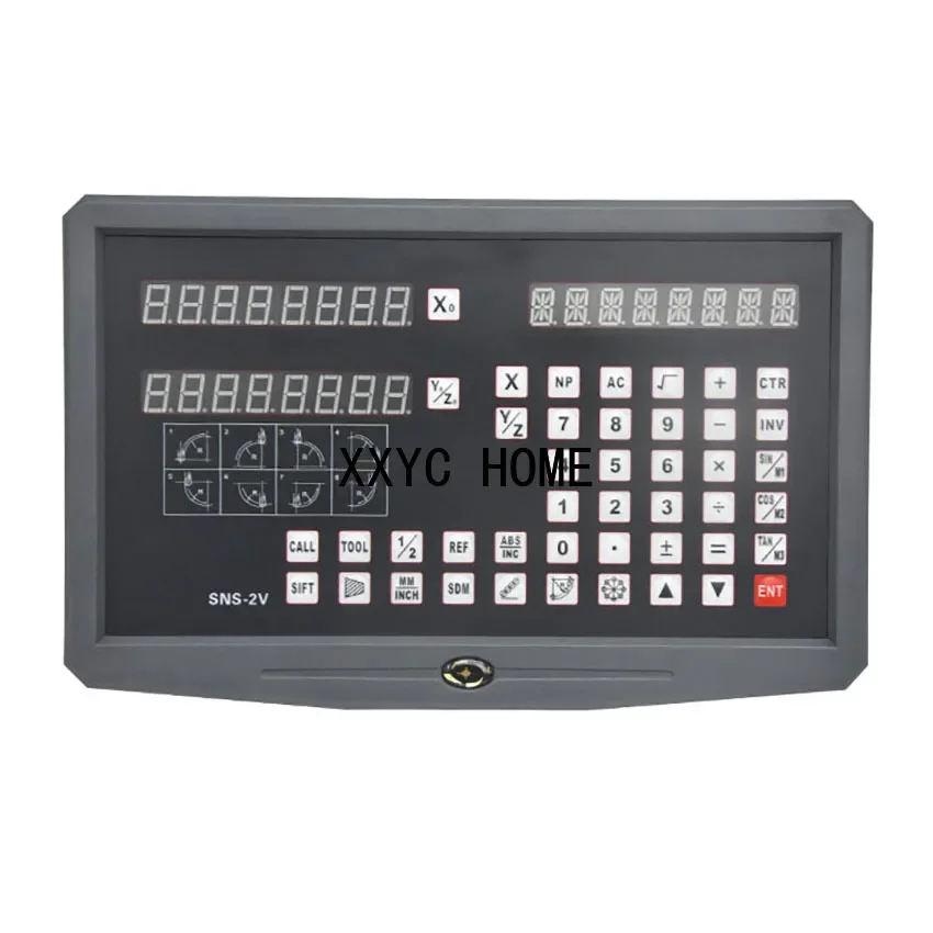 SNS-2V 2-осевой токарный фрезерный станок DRO с цифровым считыванием TTL AC110V/220V дисплей