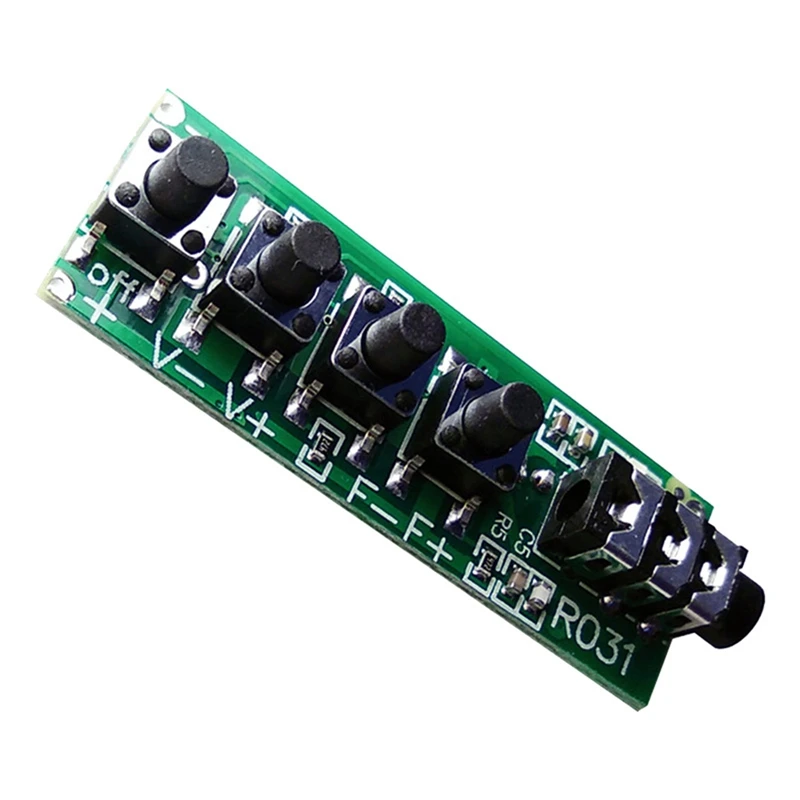 RDA5807 2 Channel Stereo FM Radio Module Receiver Board 76.0Mhz-108.0Mhz | &amp TV Broadcasting Equipment