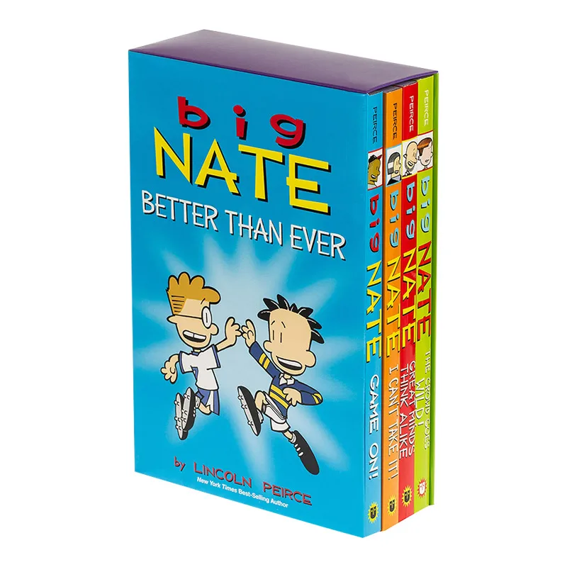 

Оригинальный английский роман манги: Большой Роман лучше, чем когда-либо: набор больших коробок Nate, Том 6-9