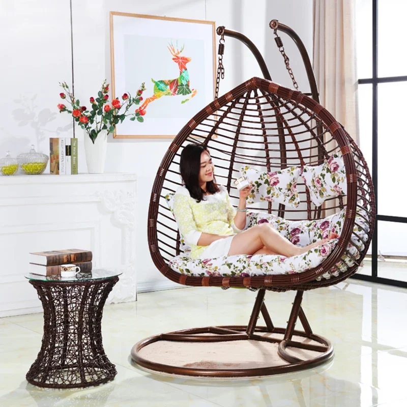 Двойное подвесное кресло-качели для балкона кресло дома и улицы одиночное с