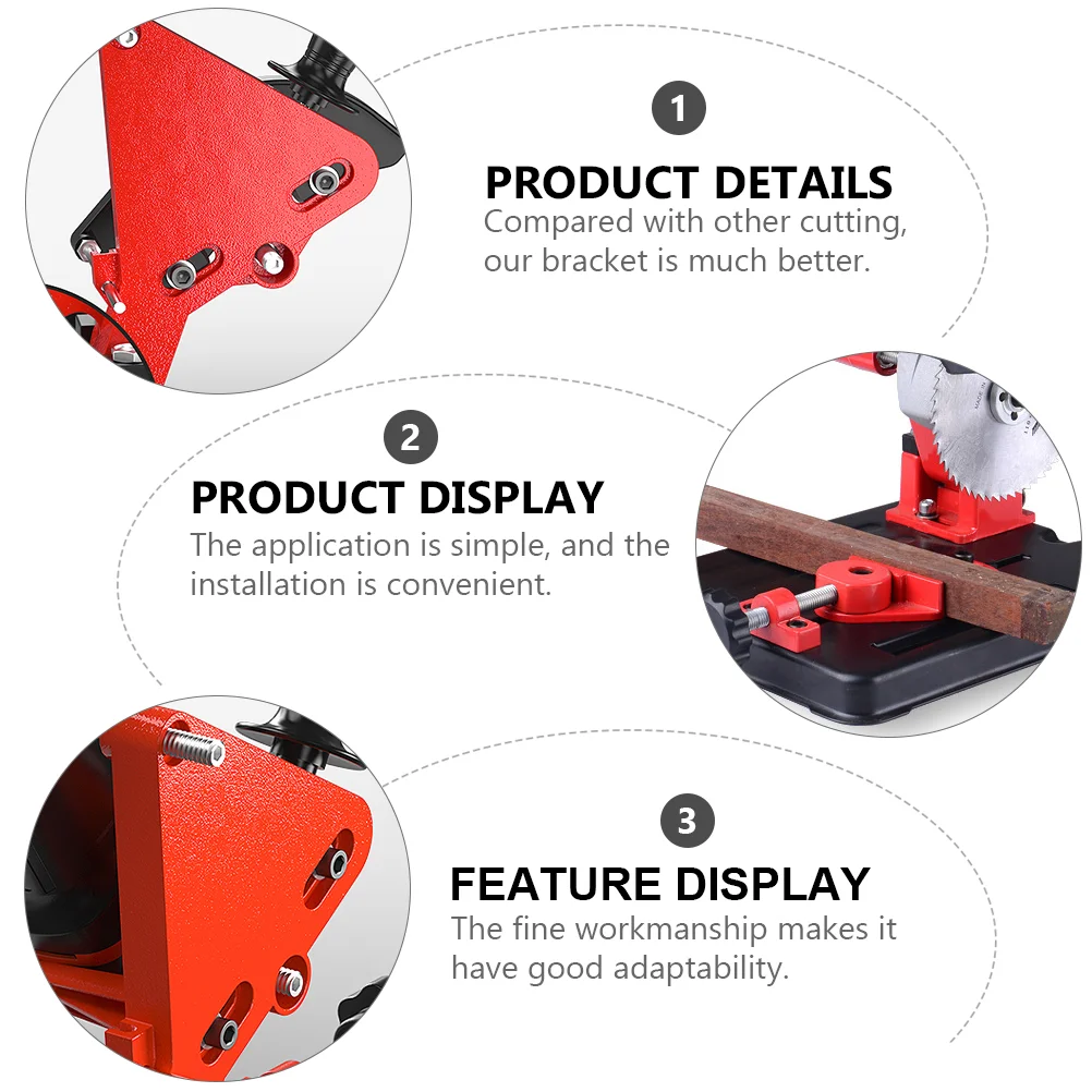 Кронштейн для угловой шлифовальной машины удерживающий фиксированный режущий