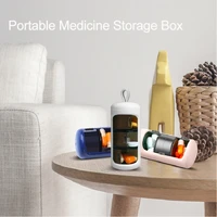 portable travel medicine storage pill case sun proof first aid kit dispenser organizer container family emergency kit pill box