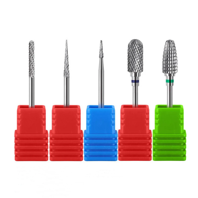 

Tungsten Manicure Milling Cutters For Nail Edges Electric Nail Drill Bits Remove Gel Equipment Tools