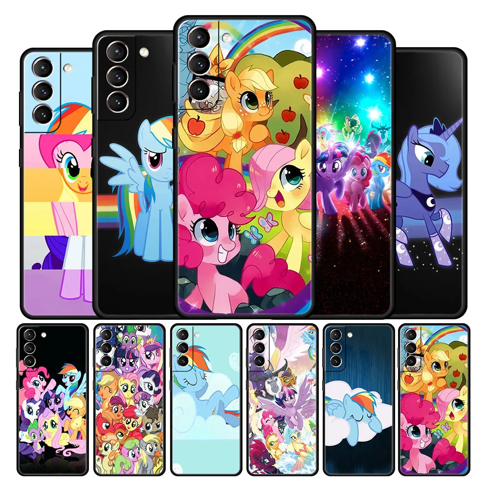 

Case Cover for Samsung Galaxy Note 10 20 8 9 10+ Ultra F12 F22 M30s M11 M22 5G Cell Silicone Original My Little Pony Kawaii