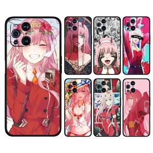 darling in the franxx anime for oppo find x3 x2 k9 f19 r17 pro neo lite k5 k3 silicone soft black phone capa coque fundas free global shipping