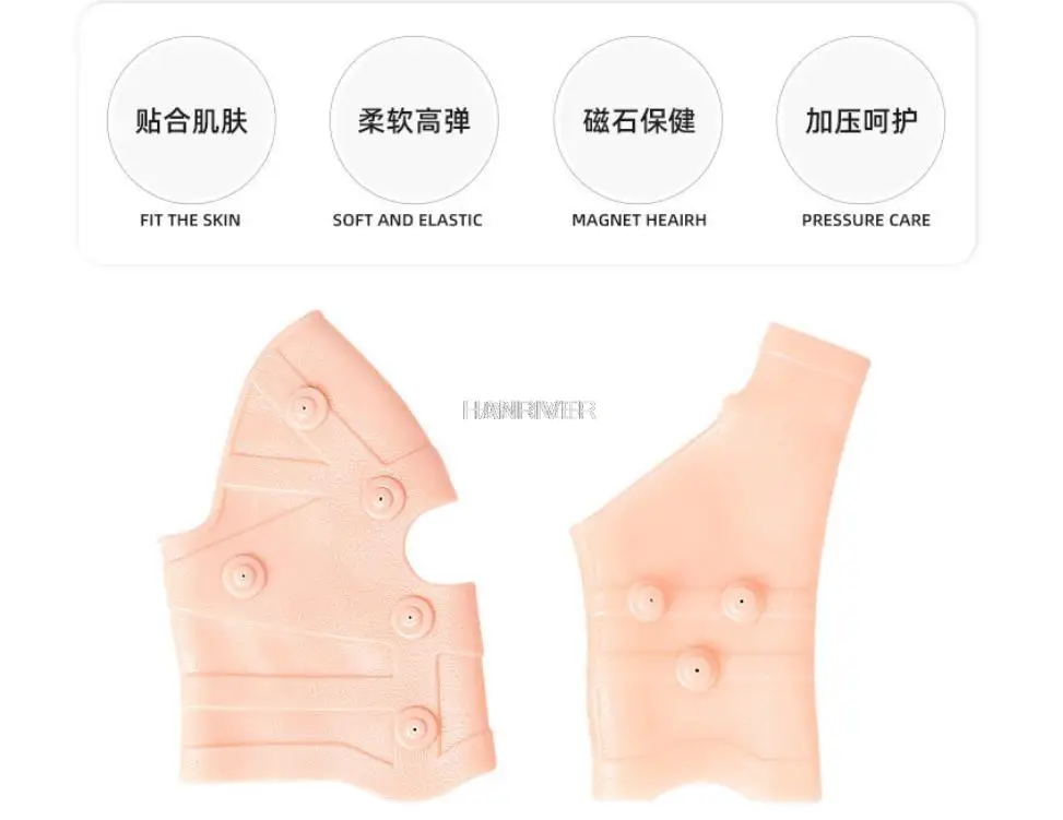 Фото Magnet protector for outdoor riding Soft high bullet protection for sprains Sports knee protector, hand protector, wristband №2