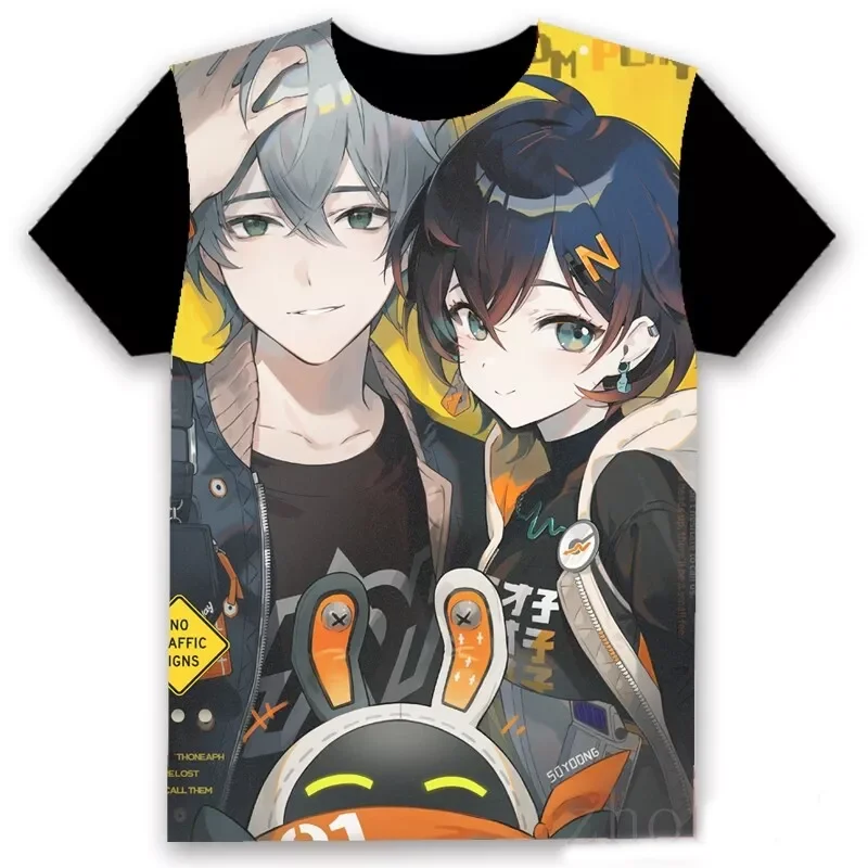 Zenless Zone Zero футболка из полиэстера