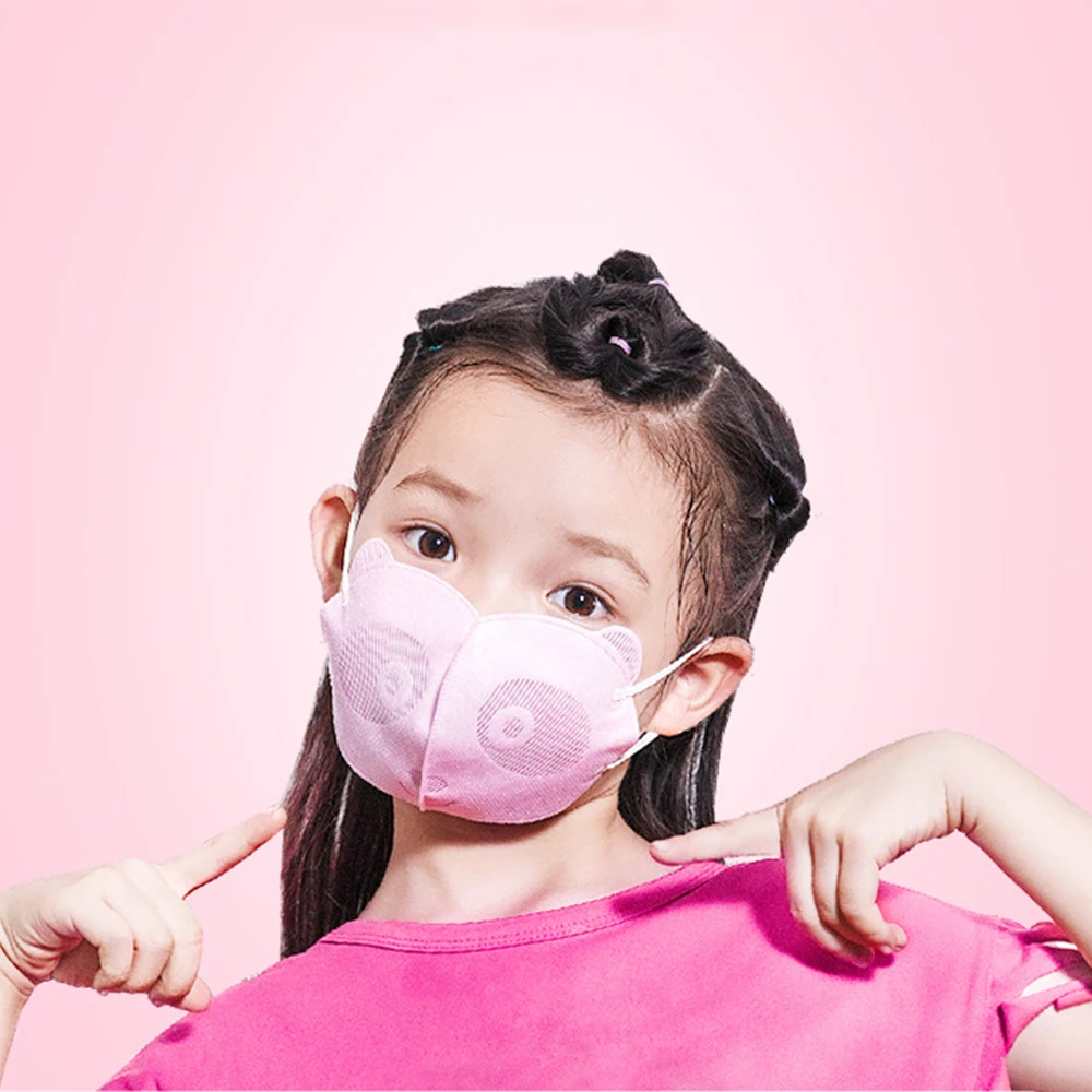 

50Pcs Cartoon Panda Masque Enfant 3D Mask Three-layer Children Breathable Protective Mask Halloween Cosplay Mascarilla Infantil