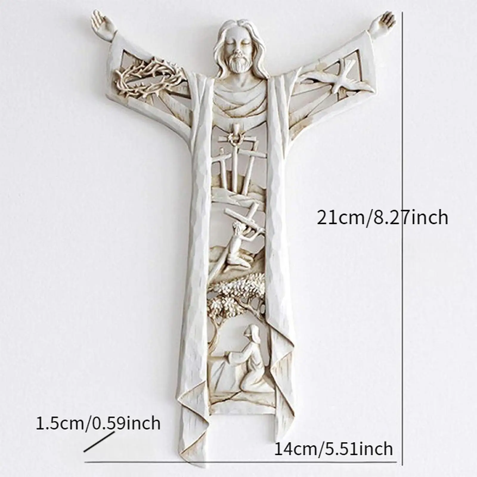 Настенный крест Risen Chryst распятие Иисуса домашние фигурки коллекционная