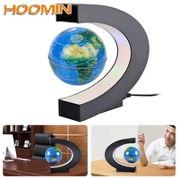 hoomin led world map novelty ball light birthday gift toy for kid electronic antigravity lamp floating magnetic levitation globe