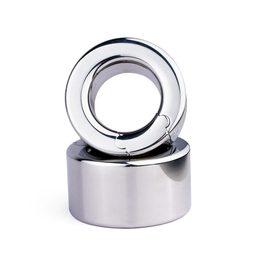 Кольцо для пениса подвеска в виде мошонки шариковый Растяжитель винтовой замок