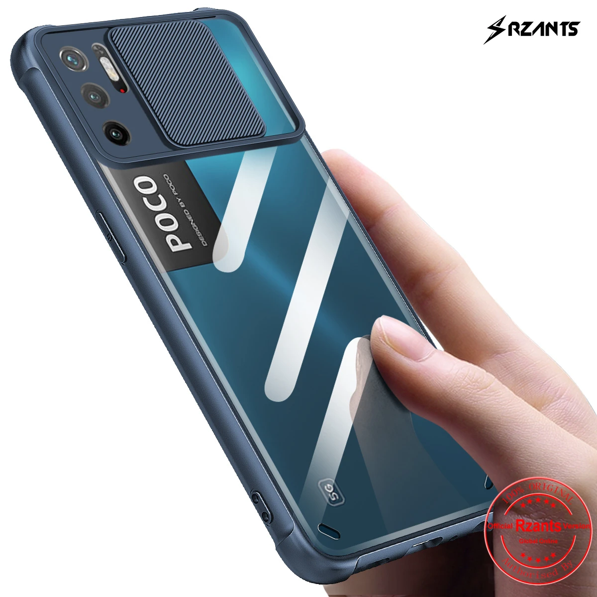 

Rzants For Xiaomi POCO M3 M4 PRO Redmi Note 10 5G Case [Lens Protection] Air Bag Conor Slim Thin Clear Cover Casing