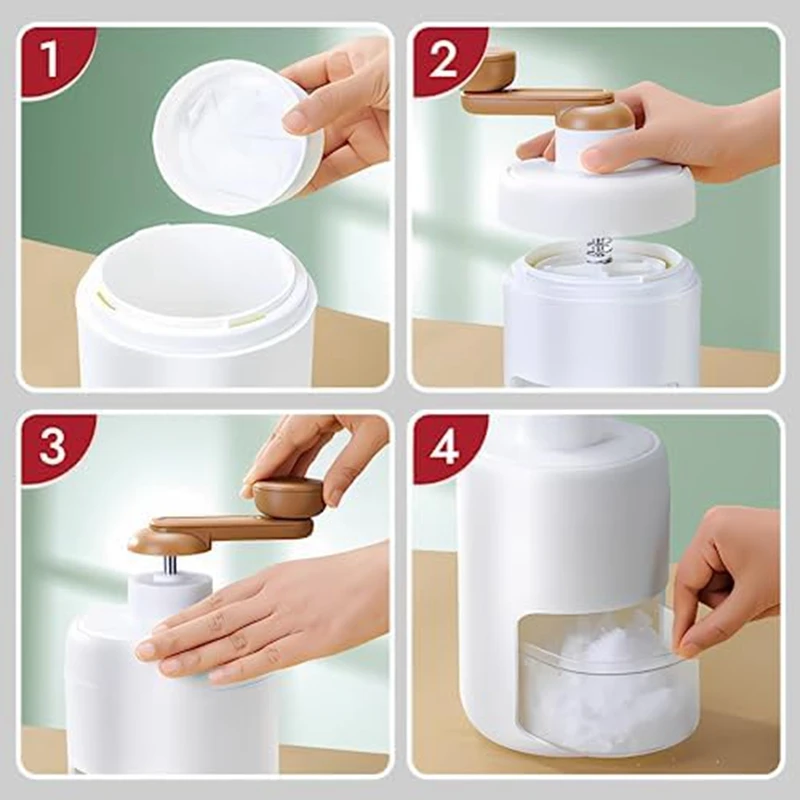 Ручной льдогенератор Бытовая небольшая градация Легкая установка артефакта