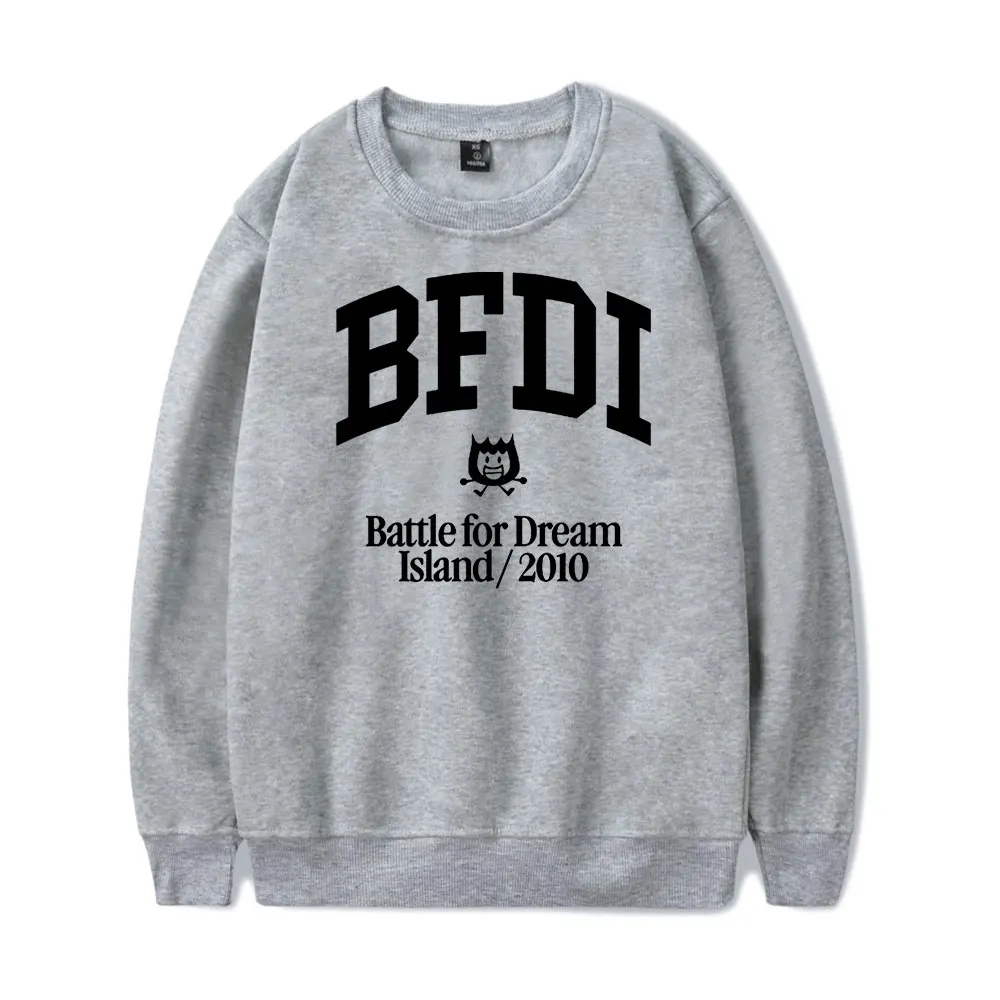 Jacknjellify BFDI Battle For Dream Island Vintage 90s Merch Sweatshirt Pullover Unisex Harajuku Streetwear Popular