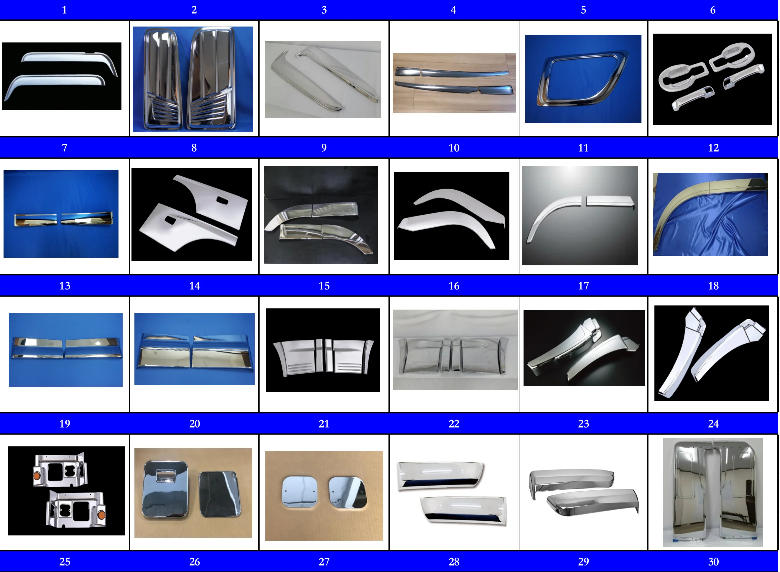 Хромированная крышка дверной ручки для грузовика HINO 700 PROFIA MEGA