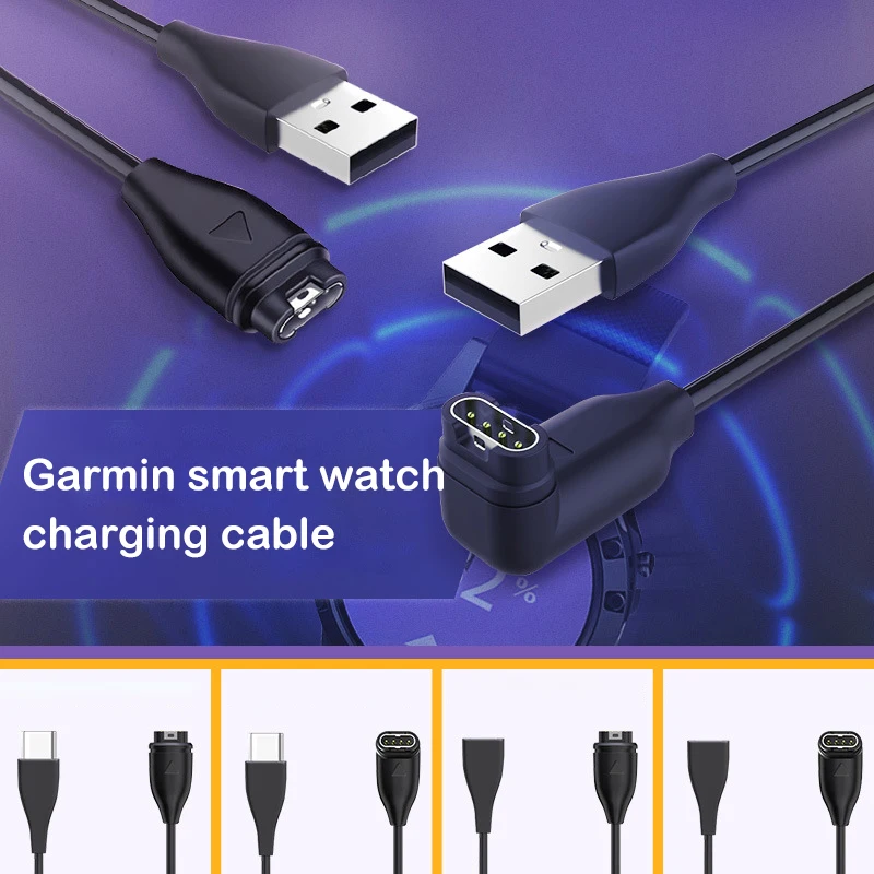 

Charging Cable Power Cable Watch Magnetic Charger For Garmin Fenix7 6S 6 Sq Plug Charging Cable For Garmin Fenix7 6S 6 Sq Smart