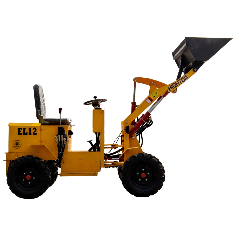 high power 4 wheel drive electric wheel loader 1 ton for sale