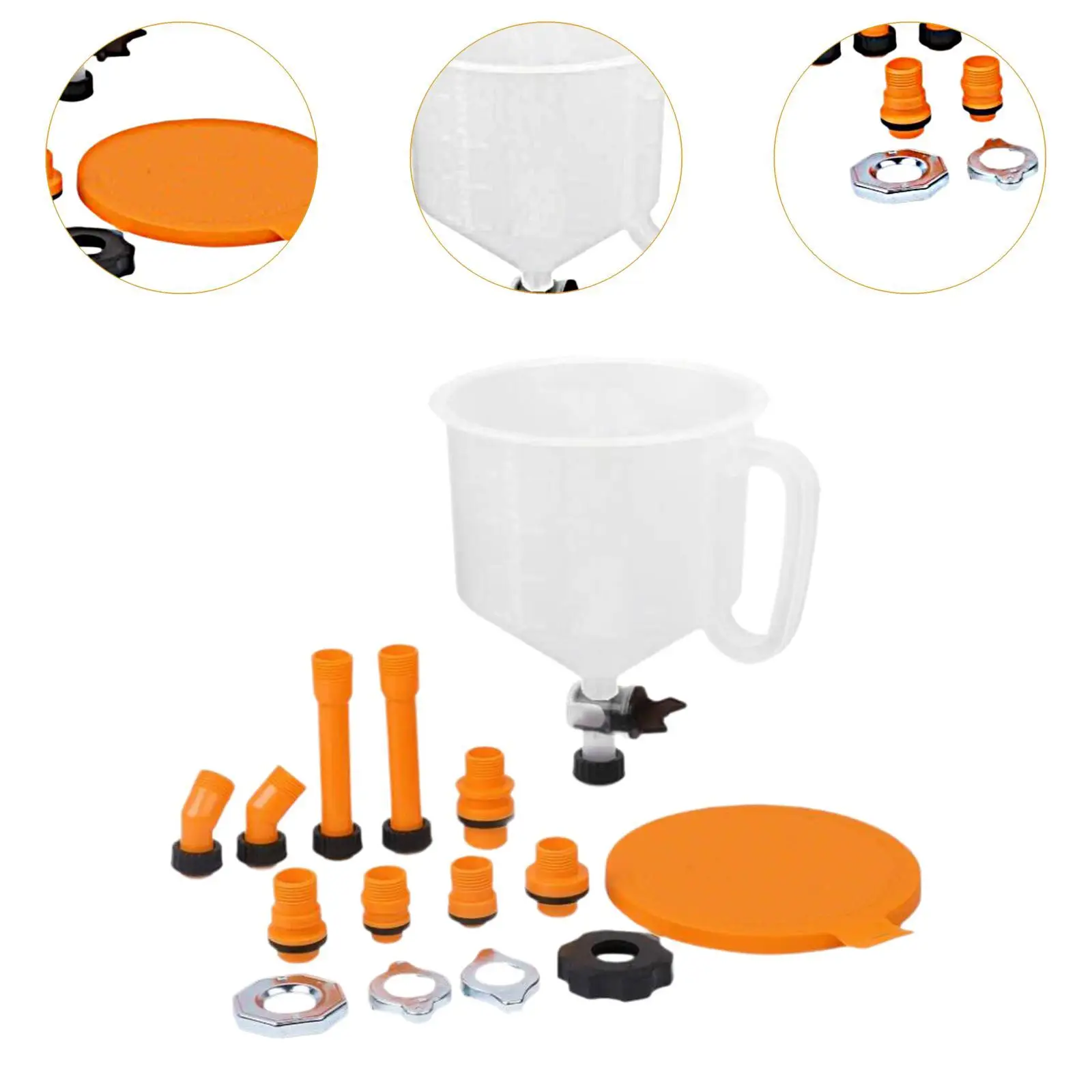 16 шт. универсальный набор воронок для наполнения охлаждающей жидкости радиатора