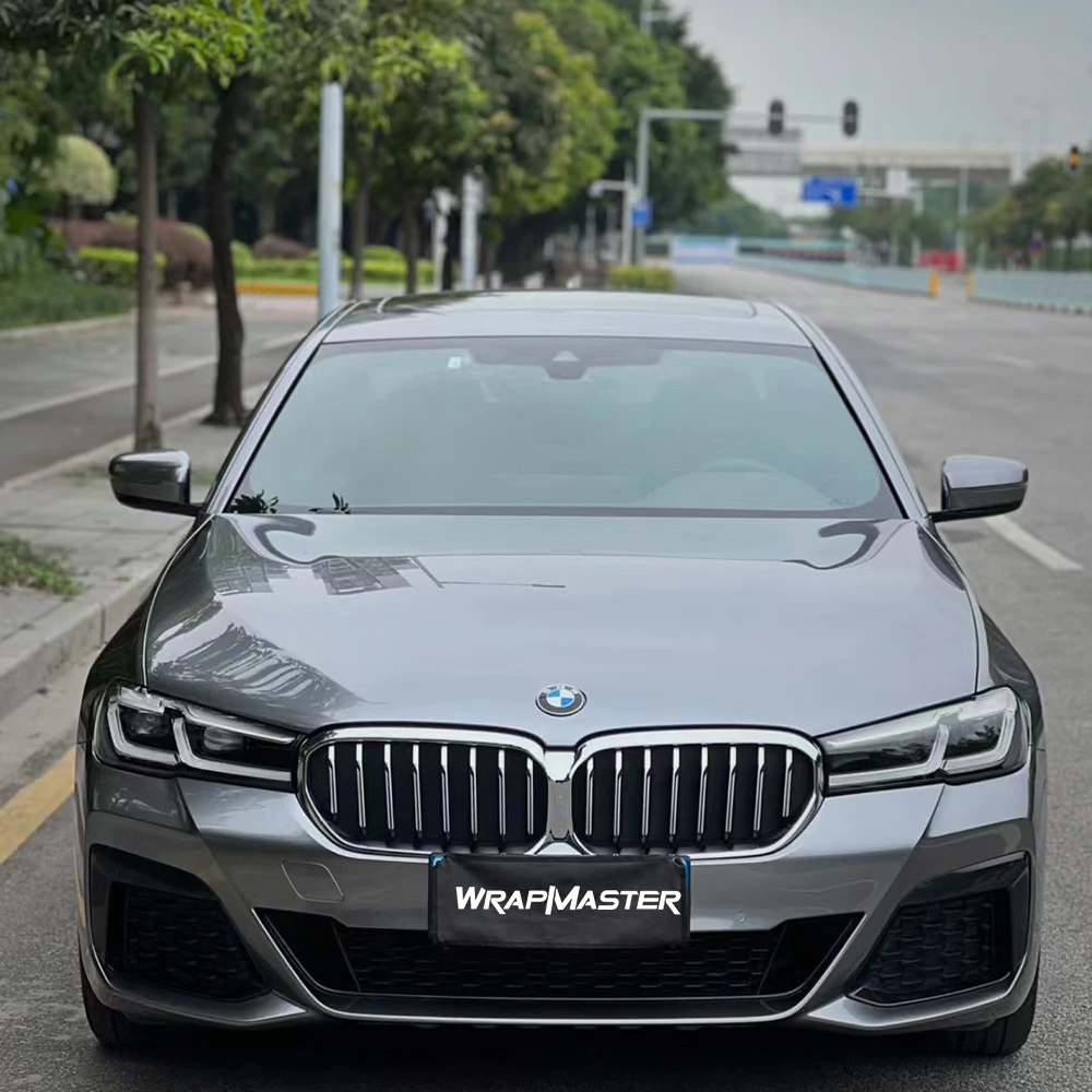 Wrapmaster PET глянцевая жидкая металлическая агатовая серая автомобильная обертка