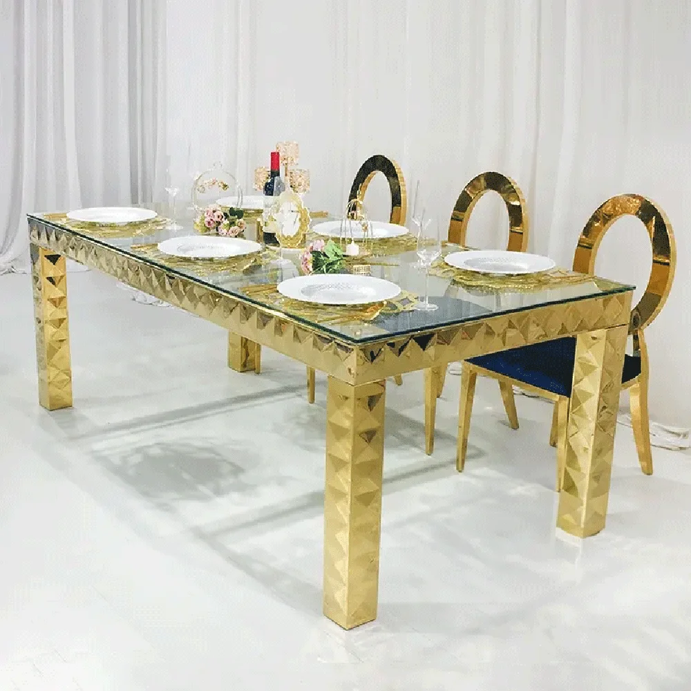 S Set Expandable Multi Black Rectangle Dining Table Wedding Furniture